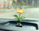 Crochet Car Dashboard Accessories- Little Flowers