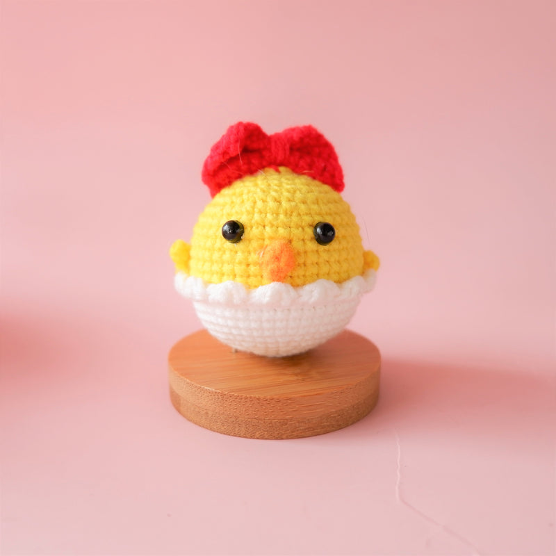 Crochet Car Dashboard Accessories- Baby Chick