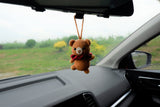 Crochet Car Mirror Hanging Accessory- Bear