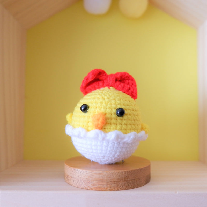 Crochet Car Dashboard Accessories- Baby Chick