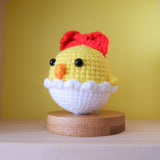 Crochet Car Dashboard Accessories- Baby Chick