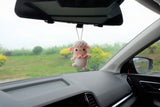 Crochet Car Mirror Hanging Accessory- Sheep