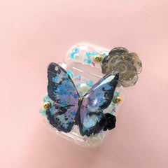 Decoden AirPods Case Butterfly & Rose