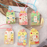 Car Mirror Hanging Accessories, Japanese Amulet Omamori Car Air Freshener Hanging Charm, Good Luck Car Accessories for Health, Wealth, Safe