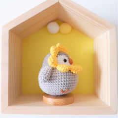 Car Dashboard Decor- Crochet Fat Penguin