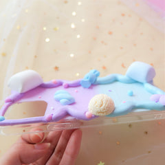 Decoden Phone Case Marshmallow & Ice Cream