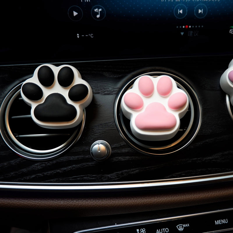 3Pcs Car Vent Clips Air Freshener, Cute Cat Paw Car Accessories for Women/Teens, Kawaii Car Interior Decor, Cute Car Mask Hanger