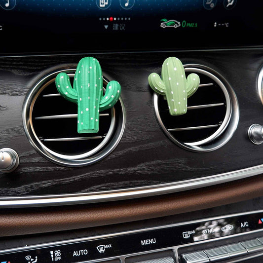 2Pcs Cactus Car Vent Clips Air Freshener