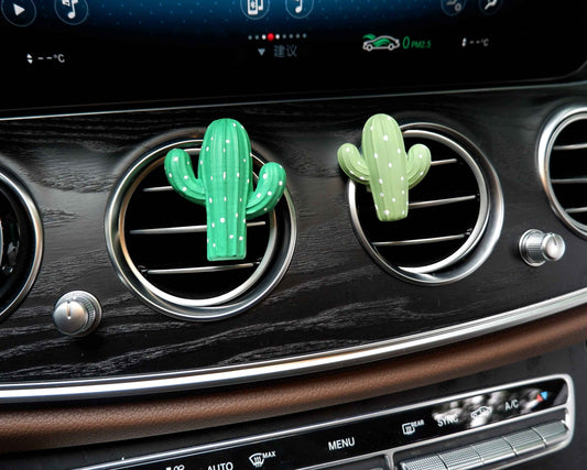 2Pcs Cactus Car Vent Clips Air Freshener