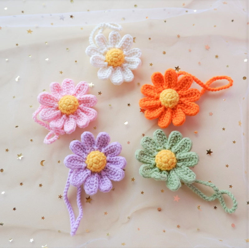 2Pcs Crochet Daisy Car Hanging Accessories – GFSISARTY