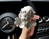 Car Vent Clip Air Freshener, Sleeping Angel Car Vent Clips, Vintage Car Accessories, Plaster Car Air Freshener, Car Decoration Interior