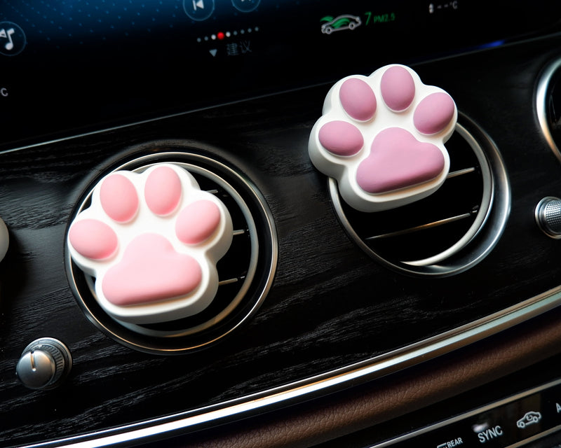 3Pcs Car Vent Clips Air Freshener, Cute Cat Paw Car Accessories for Women/Teens, Kawaii Car Interior Decor, Cute Car Mask Hanger