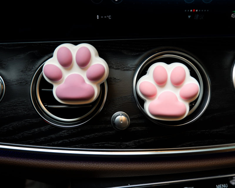 3Pcs Car Vent Clips Air Freshener, Cute Cat Paw Car Accessories for Women/Teens, Kawaii Car Interior Decor, Cute Car Mask Hanger