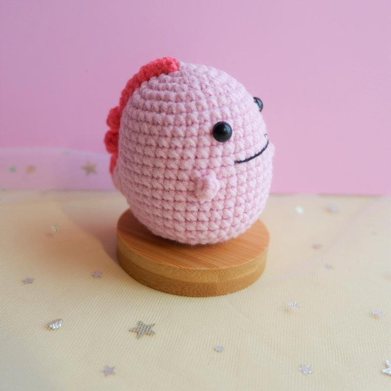 Kawaii Car Dashboard Decor, Crochet Pink Dinosaur Car Accessories, Cute Car Interior Decor, Cute Dinosaur Car Accessories for Teens/Women