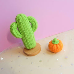 Crochet Car Dashboard Decor- Cactus