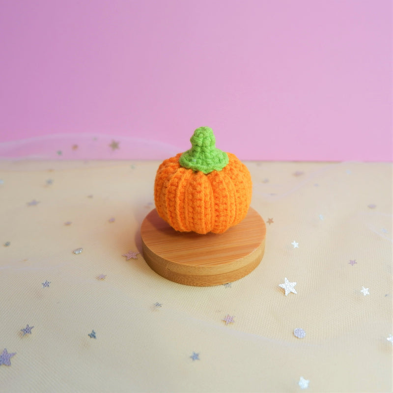 Crochet Car Dashboard Accessory, Cute Mini Pumpkin Car Decoration for Teens/Women, Boho Freshening Car Interior Decor, gift for Halloween