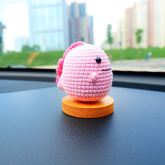 Crochet Car Dashboard Decor- Dinosaur