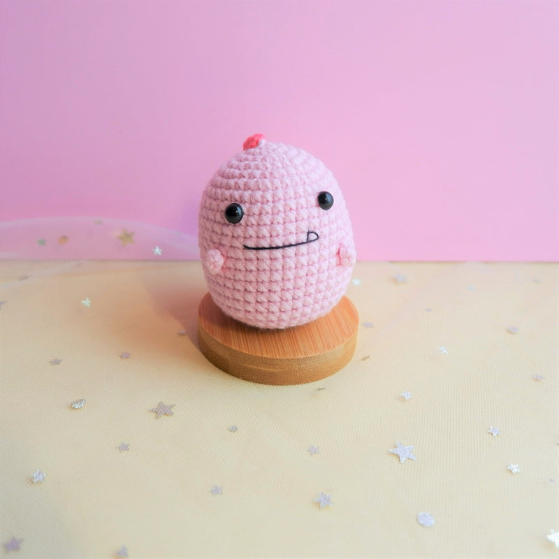 Kawaii Car Dashboard Decor, Crochet Pink Dinosaur Car Accessories, Cute Car Interior Decor, Cute Dinosaur Car Accessories for Teens/Women