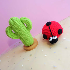 Crochet Car Dashboard Decor- Cactus