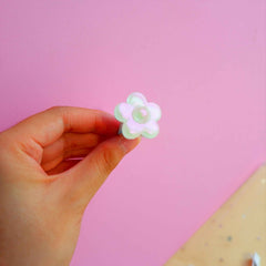 6Pcs Car Air Freshener Vent Clips- Laser Rainbow Daisy