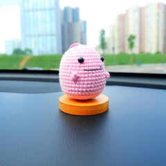 Crochet Car Dashboard Decor- Dinosaur