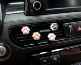 8Pcs/4pcs Car Air Freshener Vent Clips, Kawaii Mini Cat Paw Car Decor, Cute Car Accessories for Women/Teens, Cute Car Mask Hanger