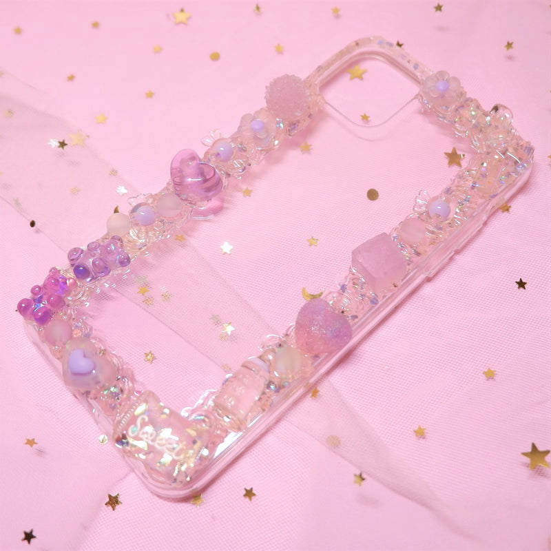 Custom Decoden Phone Case, Gummy Bear/Sweets/Jelly Phone Case, Crystal Cream iPhone Case, Phone Case for iPhone 11/12/13, OnePlus, Galaxy