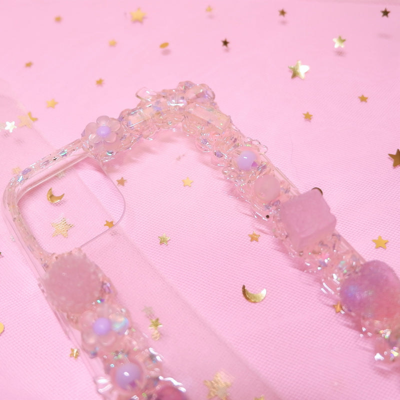 Custom Decoden Phone Case, Gummy Bear/Sweets/Jelly Phone Case, Crystal Cream iPhone Case, Phone Case for iPhone 11/12/13, OnePlus, Galaxy