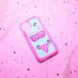 Custom Decoden Phone Case, Pink Bikini iPhone Case,  Y2K Aesthetic 3D Phone Case, Phone Case for iPhone 11/XR/12/13, OnePlus, Galaxy