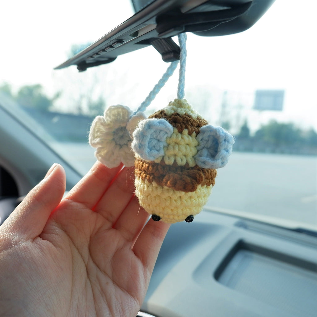 2Pcs Crochet Daisy Car Hanging Accessories – GFSISARTY