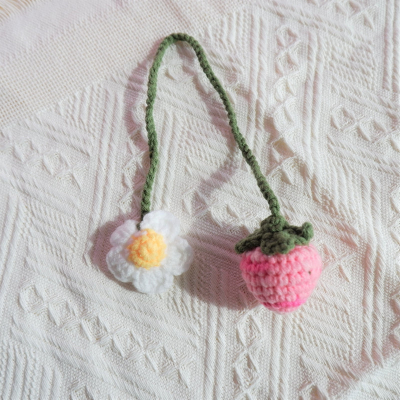 2Pcs Crochet Daisy Car Hanging Accessories – GFSISARTY