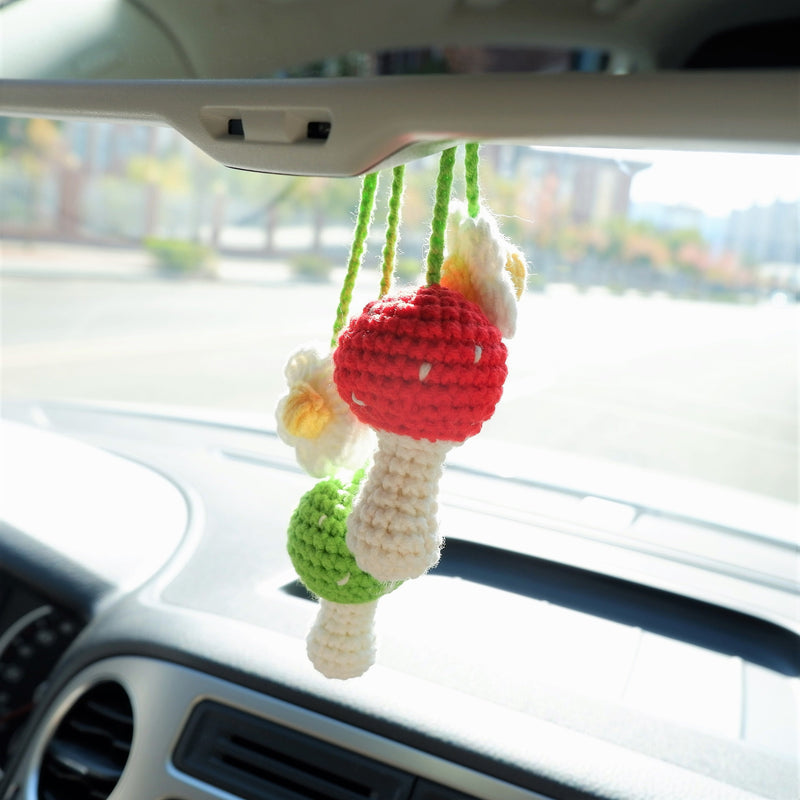 2Pcs Crochet Daisy Car Hanging Accessories – GFSISARTY