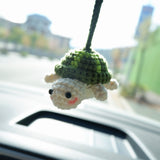 Crochet Sea Turtle Car Mirror Accessory, Cute Mini Turtle Car Rear View Mirror Hanging Accessories, Car Interior Decor Boho, Gifts for Her