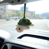 Crochet Sea Turtle Car Mirror Accessory, Cute Mini Turtle Car Rear View Mirror Hanging Accessories, Car Interior Decor Boho, Gifts for Her