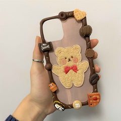 Custom Decoden Phone Case Bear
