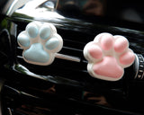 2Pcs/4Pcs Car Vent Clips Air Freshener, Cute Cat Paw Car Accessory for Women/Teen, Kawaii Car Interior Decor, Car Mask Hanger, Gift for Her