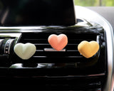 3Pcs/6Pcs Car Air Freshener Vent Clip, Pastel Hearts Car Vent Clips, Cute Interior Car Accessories for Women, Kawaii Car Decor, Gift for Her