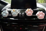 2Pcs/4Pcs Car Vent Clips Air Freshener, Cute Cat Paw Car Accessory for Women/Teen, Kawaii Car Interior Decor, Car Mask Hanger, Gift for Her