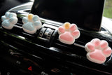 2Pcs/4Pcs Car Vent Clips Air Freshener, Cute Cat Paw Car Accessory for Women/Teen, Kawaii Car Interior Decor, Car Mask Hanger, Gift for Her