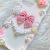 Decoden Phone Case, Vintage Bow-knot iPhone Case, Baroque Aesthetic 3D Phone Case, Phone Case for iPhone 11/12/13 Pro Max, OnePlus, Galaxy